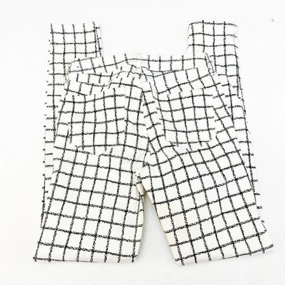 Armani Exchange Super Skinny Plaid Patterned Denim Jeans Size 26 - Picture 7 of 8